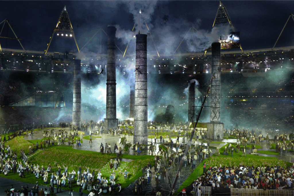 🎆 Isles of Wonder, 2012 Olympics opening ceremony  📍 Olympic Stadium, East London